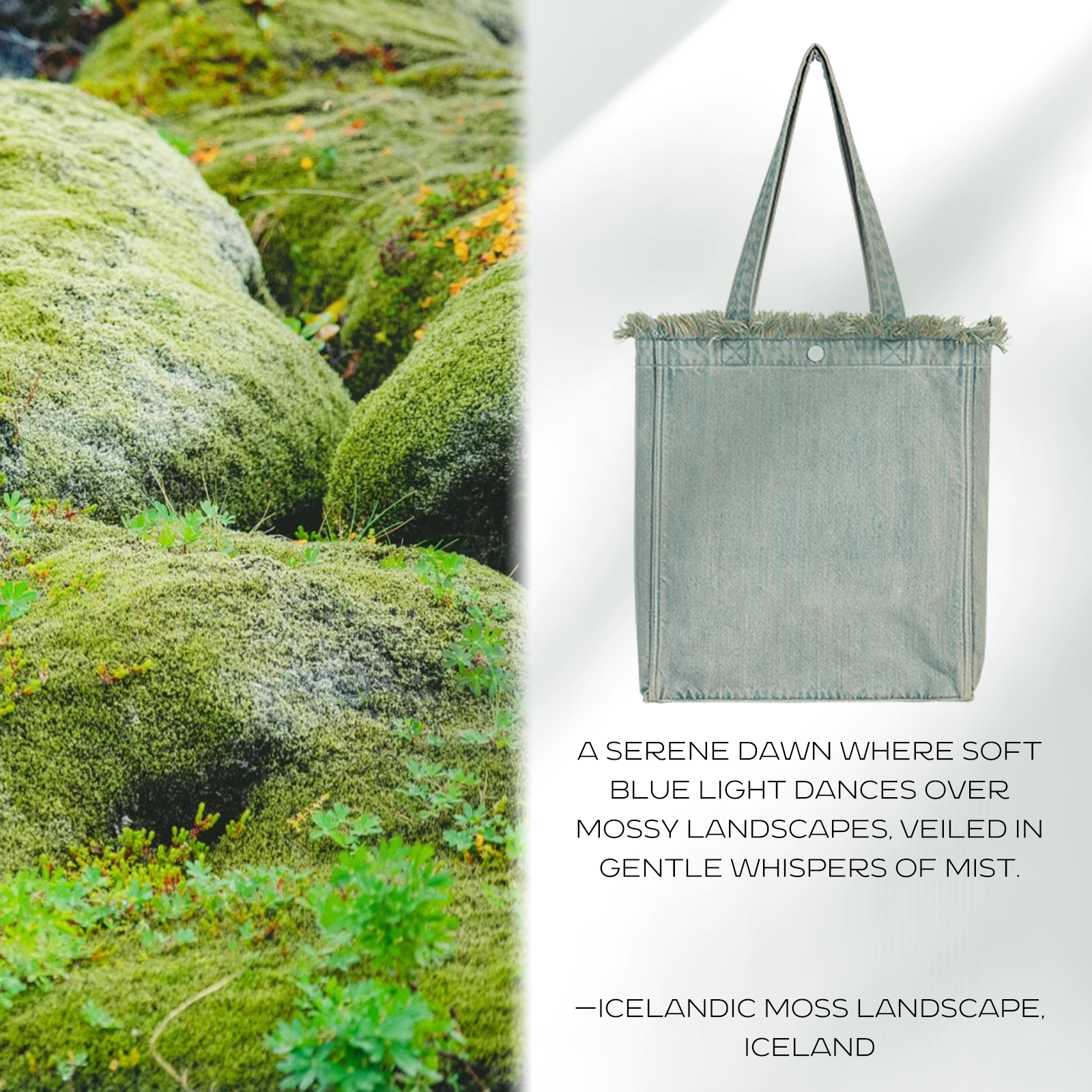 Aesthetic Premium Designer Green Colorful Fringe Boho Denim Tote Bag | 2025 Niche Lightweight Foldable Handbag with Pockets-Secret of Morning Light