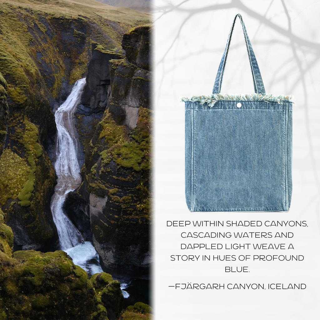 Aesthetic Premium Designer Green Colorful Fringe Boho Denim Tote Bag | 2025 Niche Lightweight Foldable Handbag with Pockets-Whispers of the Forest