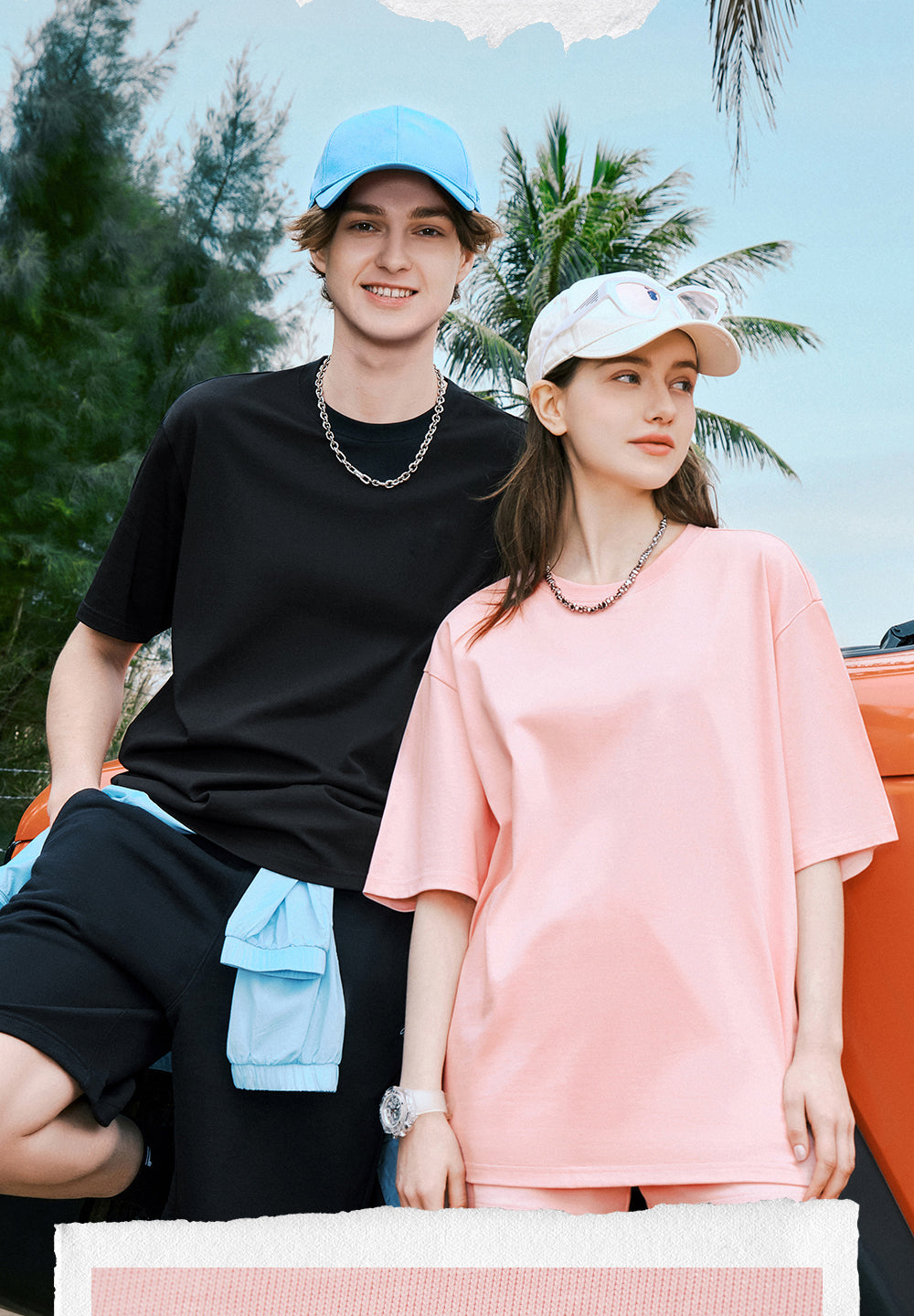 Vibefits Solid Color Cotton Tee – Minimalist Everyday Essential for Streetwear Lovers