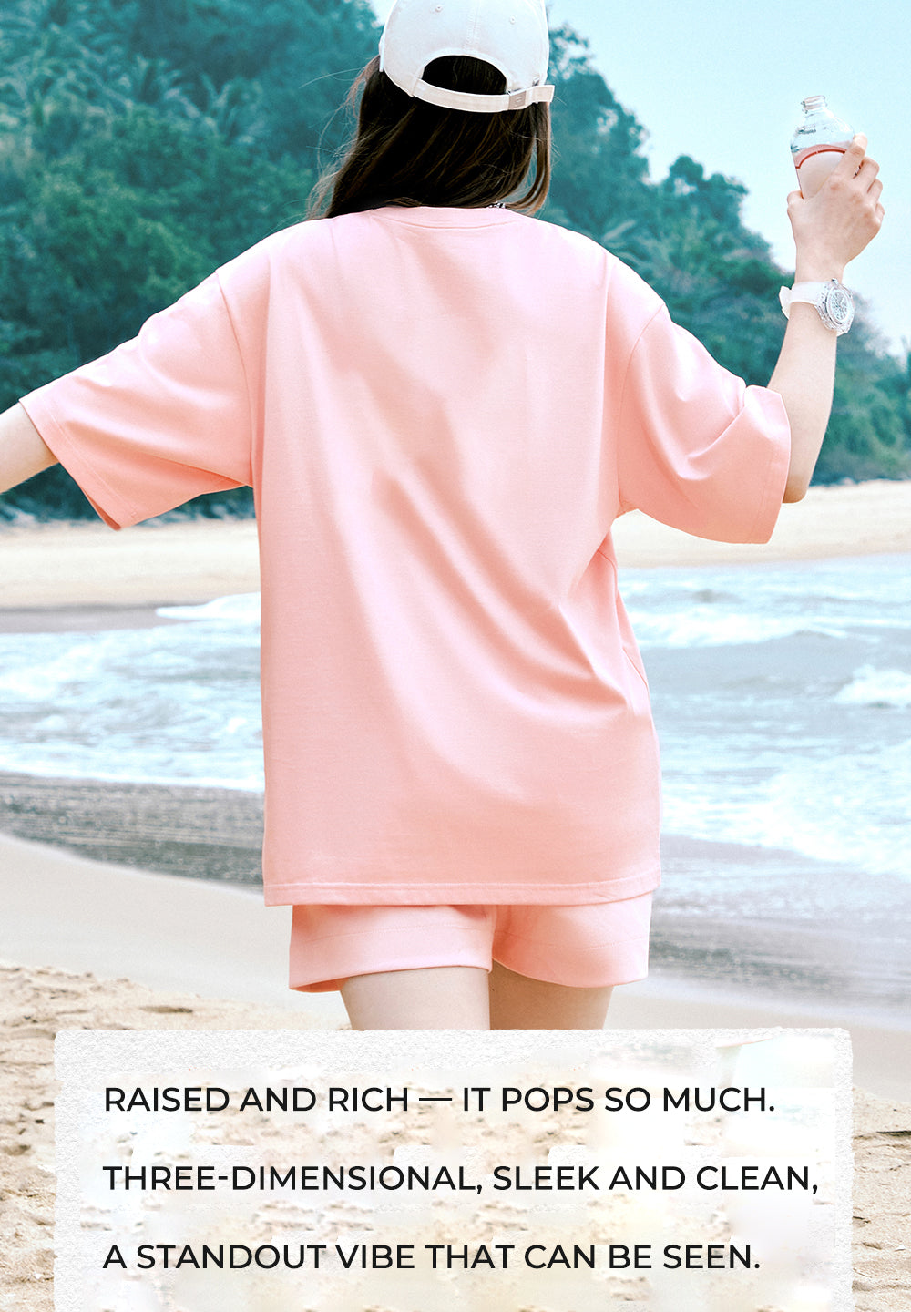 Vibefits Solid Color Cotton Tee – Minimalist Everyday Essential for Streetwear Lovers