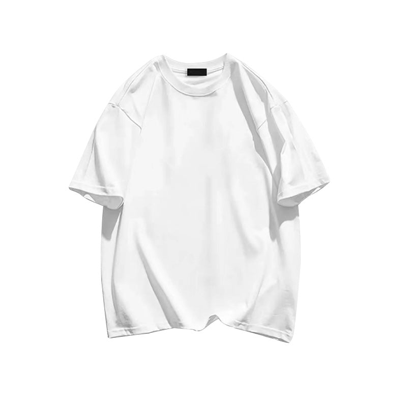 Vibefits Solid Color Cotton Tee – Minimalist Everyday Essential for Streetwear Lovers